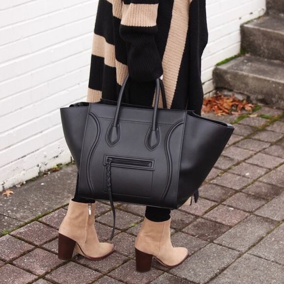 Sam Edelman Blake Tan Block Heel Minimalist Neutral Leather Ankle Booties - Picture 2 of 15